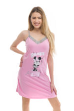 Dámska nočná košeľa LINDA MINNIE pink